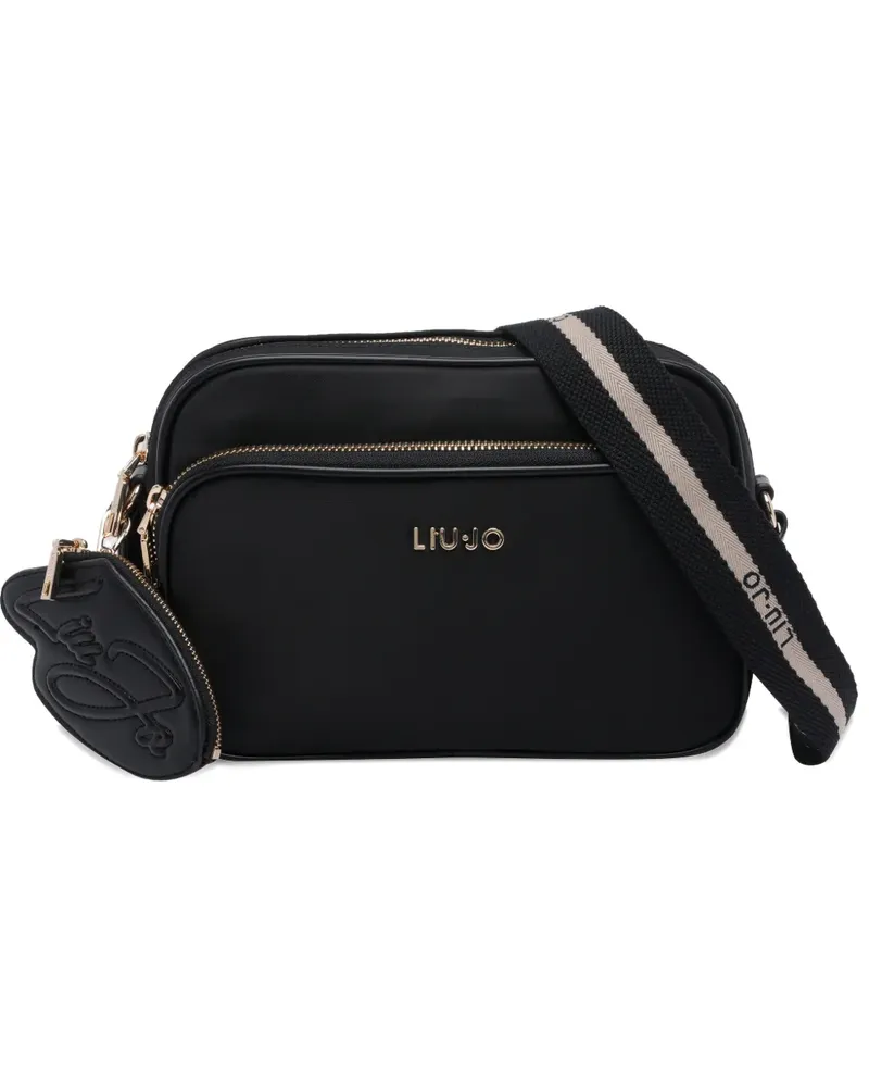 Liu Jo logo-detail zip-fastening cross body bag - Schwarz Schwarz