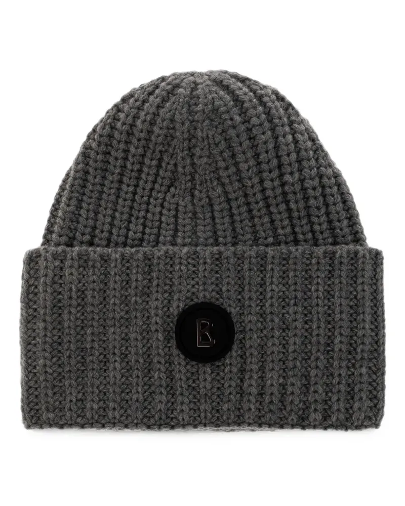 Bogner Kilian ribbed-knit cashmere beanie hat - Grau Grau