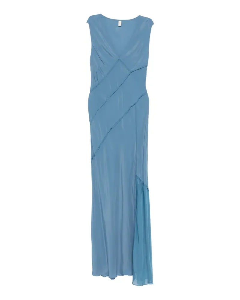 SIR Elin panelled gown - Blau Blau