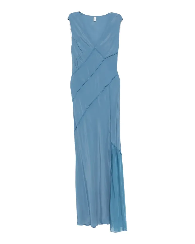 SIR Elin panelled gown - Blau Blau