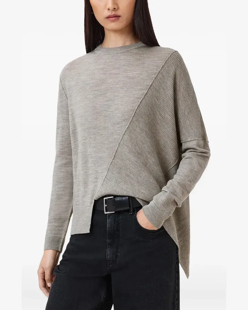 AllSaints Isla crew-neck sweater - Nude Nude