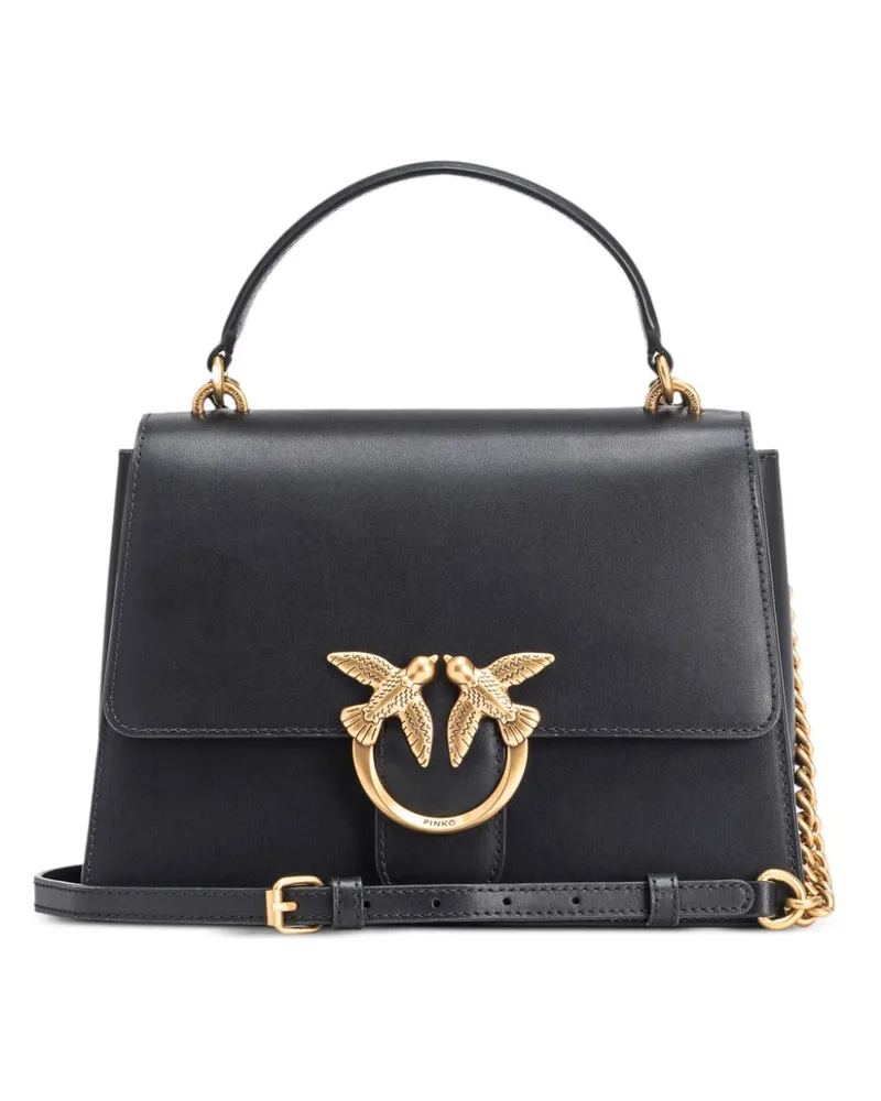 Pinko Love Birds Handtasche - Schwarz Schwarz