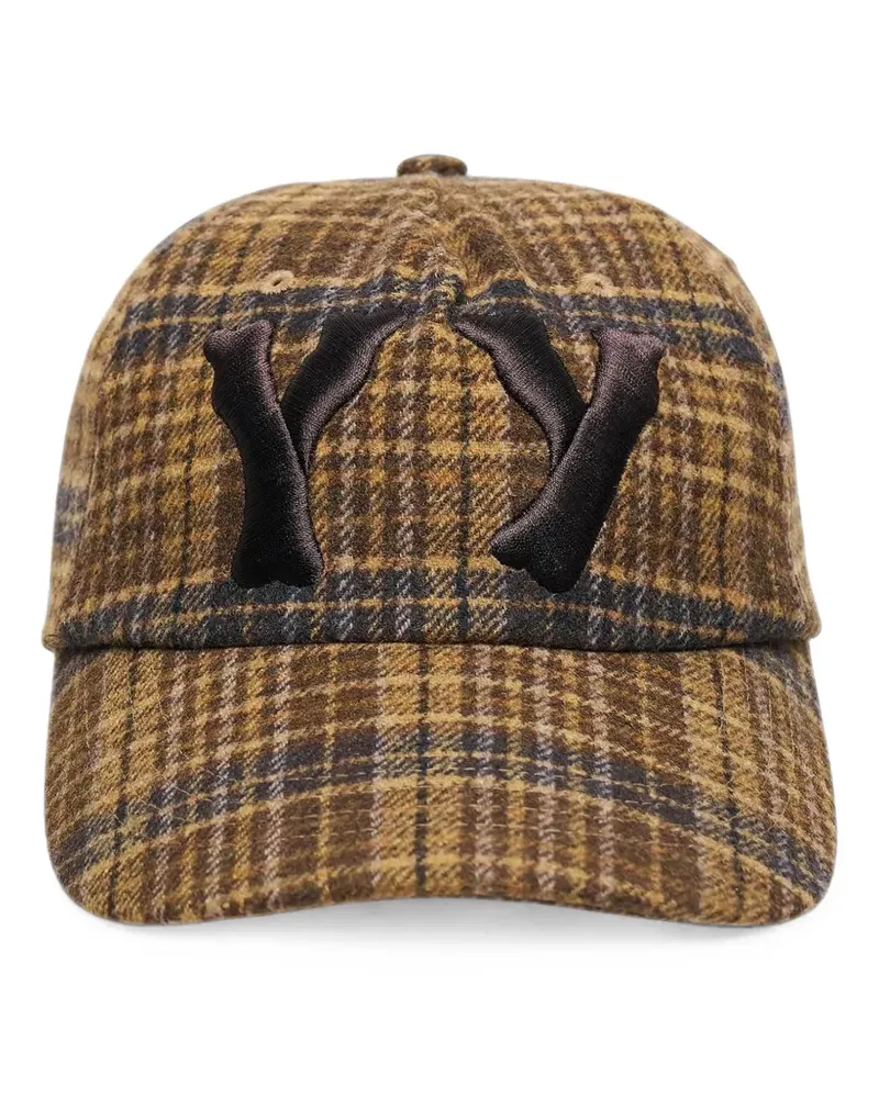 OPEN YY Heart Bone Baseballkappe mit Logo-Stickerei - Braun Braun