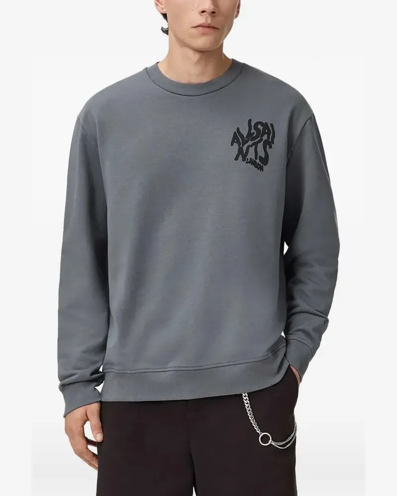 AllSaints Orlando printed sweatshirt - Grau Grau
