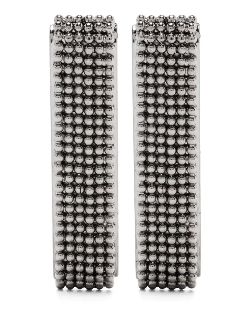 Peserico Ohrringe mit Kugelketten - Silber Silber