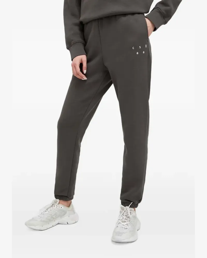 Casall Jogginghose mit Logo-Stickerei - Grau Grau