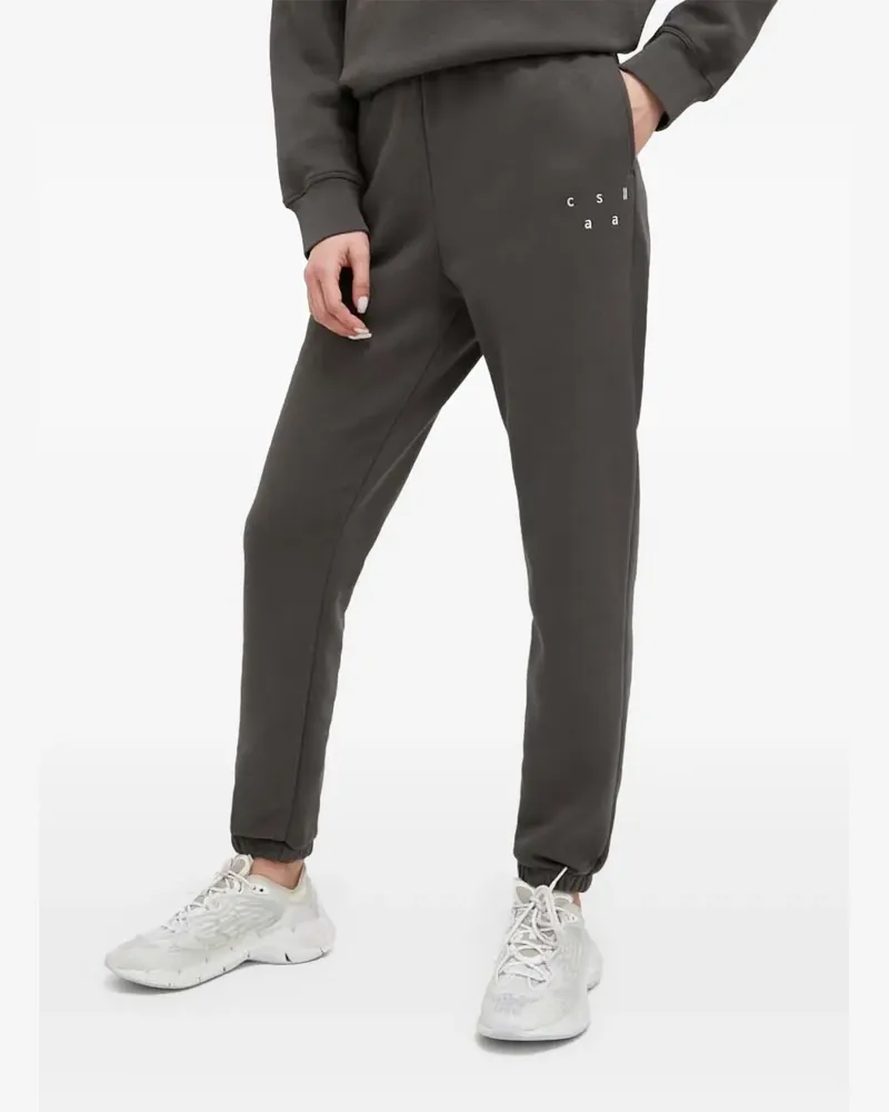 Casall Jogginghose mit Logo-Stickerei - Grau Grau