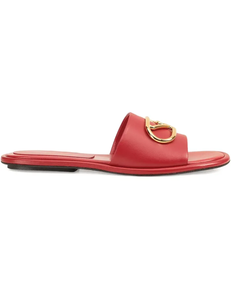 Sergio Rossi logo-plaque sandals - Rot Rot