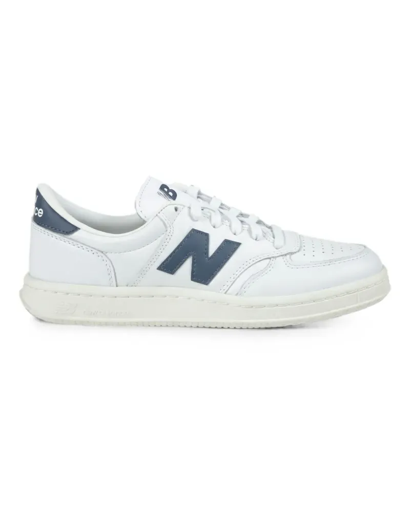 New Balance Perforierte T500 Sneakers - Weiß Weiß