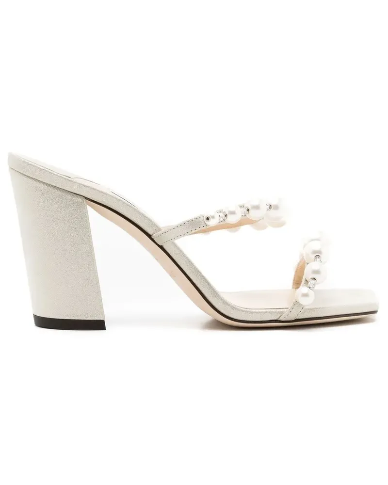 Jimmy Choo Amara Sandalen 85mm - Metallic Metallic