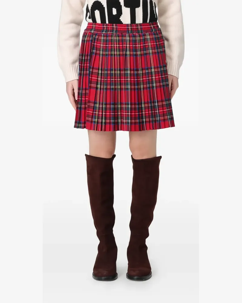 MC2 Saint Barth Tabatha Minirock mit Schottenkaro - Rot Rot