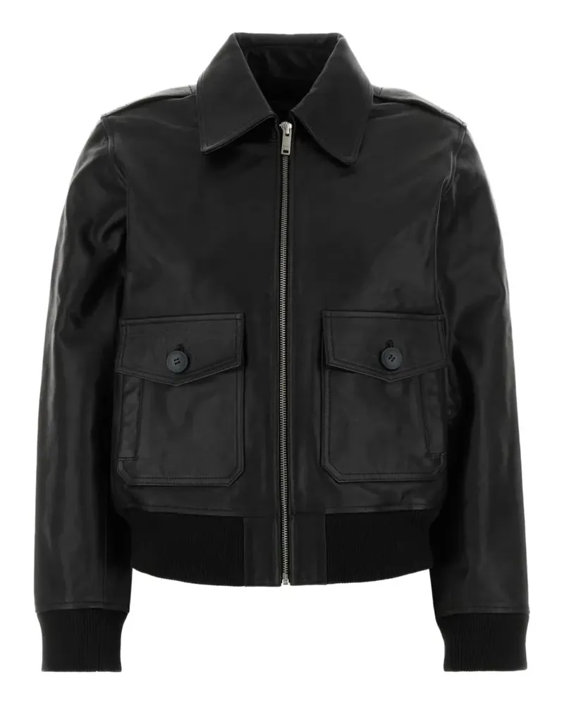 A.P.C. Gaelle leather jacket - Schwarz Schwarz