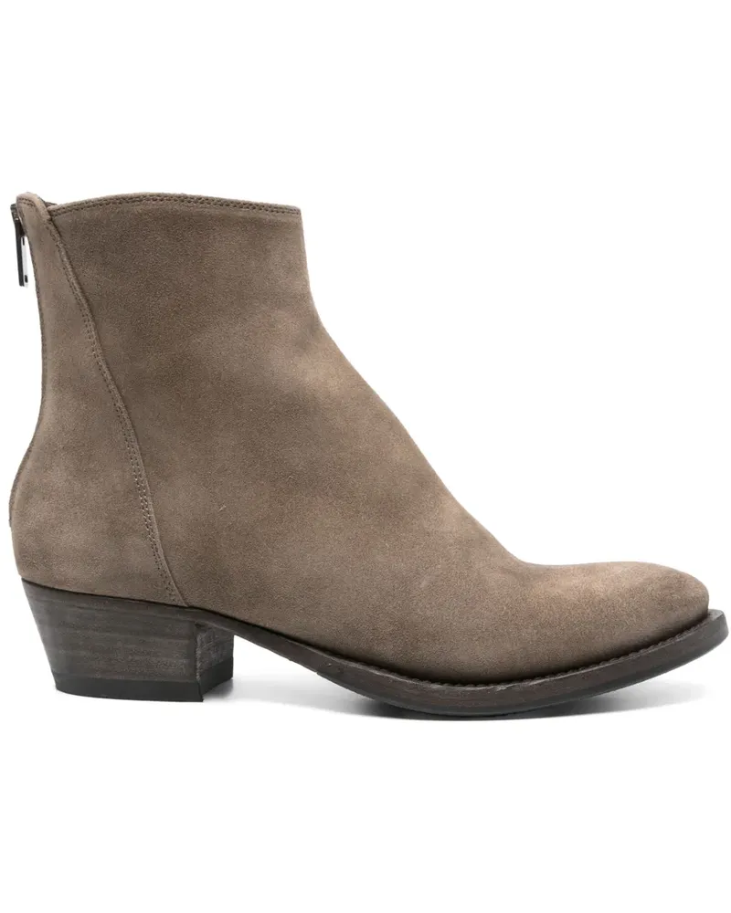 Pantanetti Stiefel aus Wildleder 50mm - Grau Grau