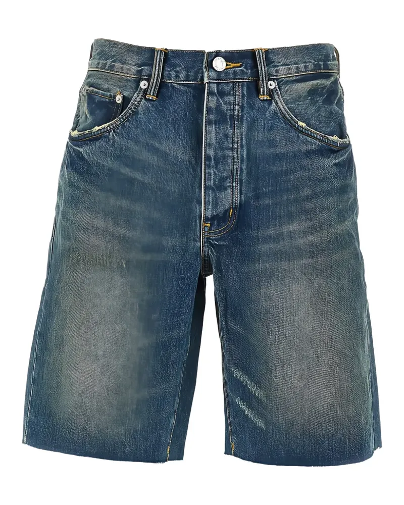 PURPLE BRAND button-fastening shorts - Blau Blau