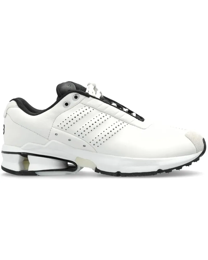 Y-3 Perforierte Sneakers - Weiß Weiß