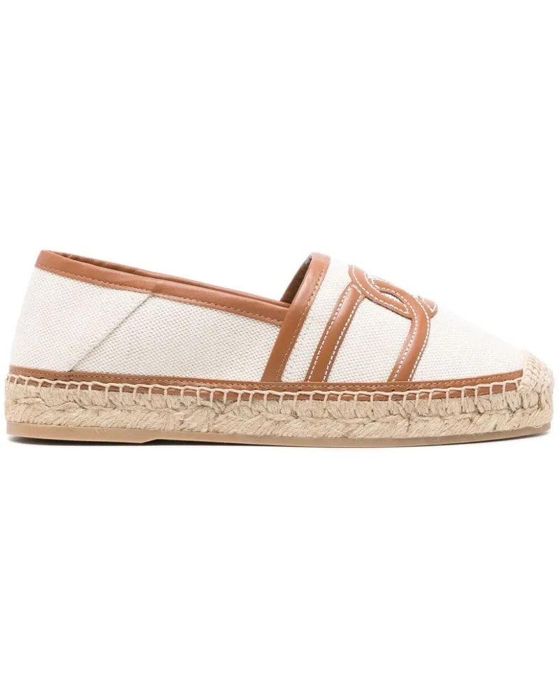 TOD'S Espadrilles mit Logo - Nude Nude