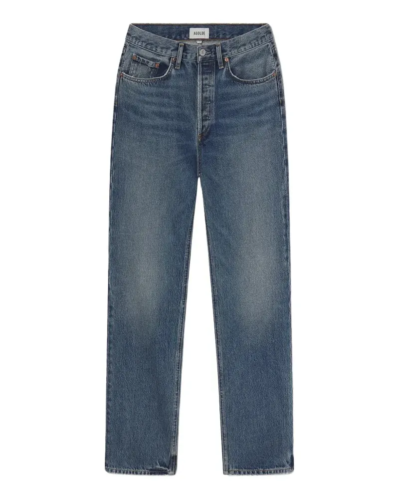 AGOLDE Lana Jeans mit geradem Bein - Blau Blau