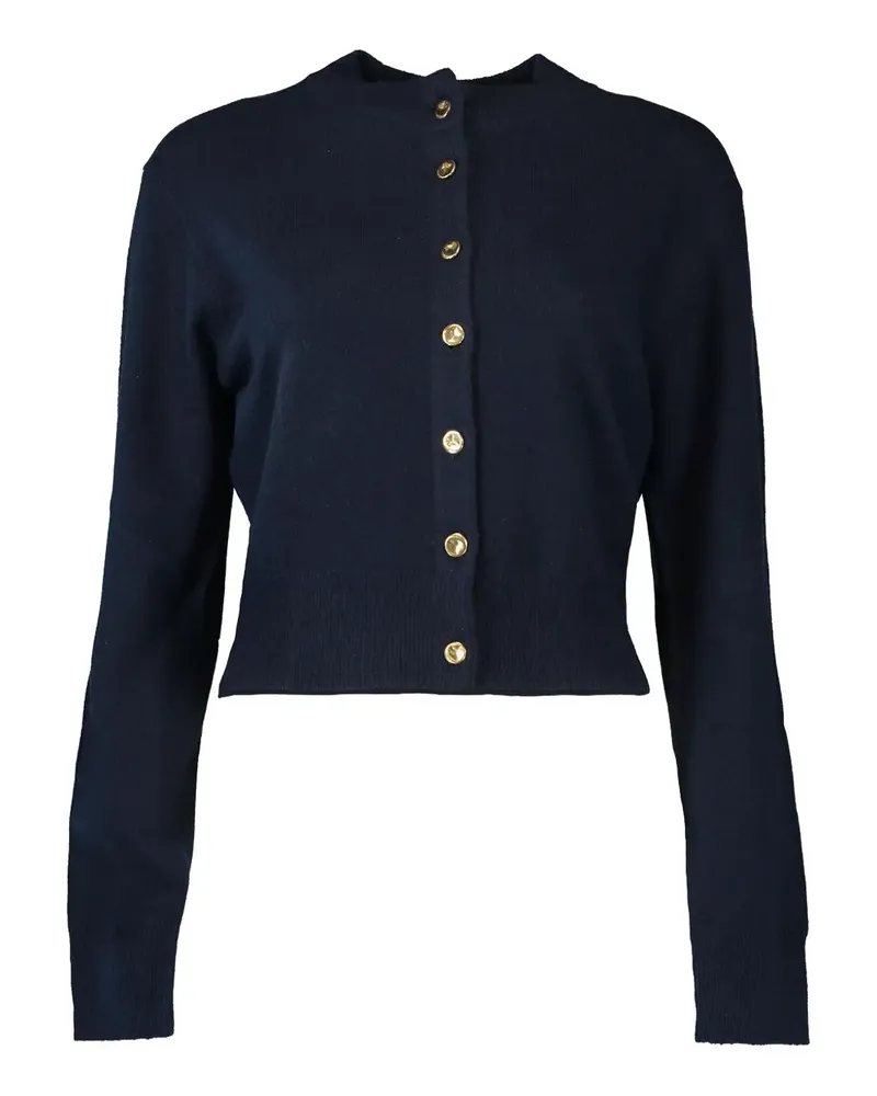 Brandon Maxwell Aubrey button-front cardigan - Blau Blau