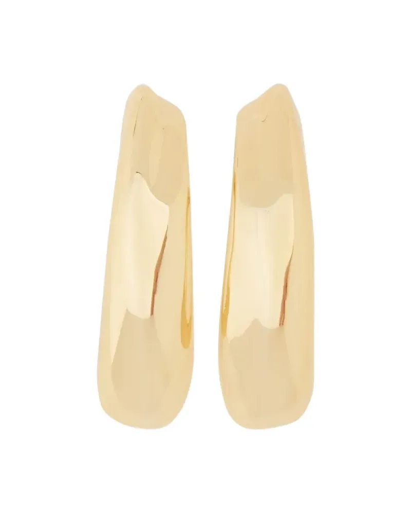 ALYSI twisted earrings - Gold Gold