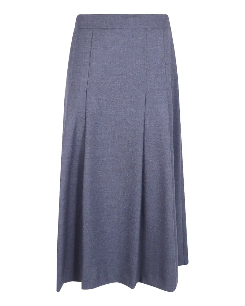 Antonelli Firenze Midirock mit Falten - Grau Grau