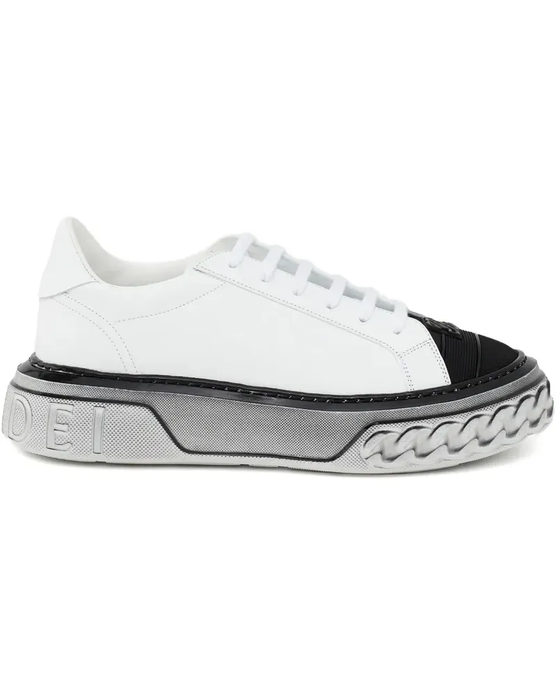 Casadei Sneakers mit Spray-Effekt - Weiß Weiß