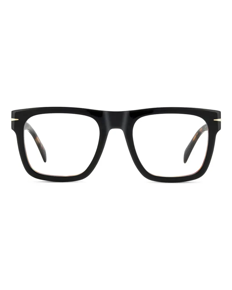 EYEWEAR by DAVID BECKHAM Brille mit eckigem Gestell - Schwarz Schwarz