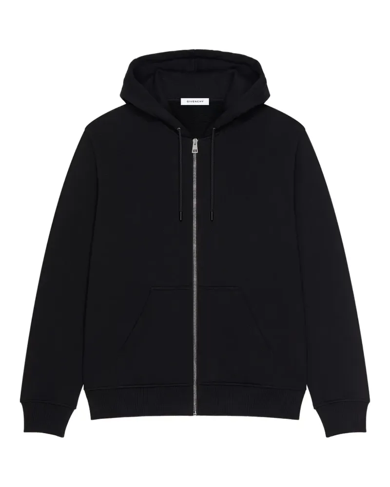 Givenchy Kapuzenjacke aus Fleece mit Fotografic Negative-Print - Schwarz Schwarz
