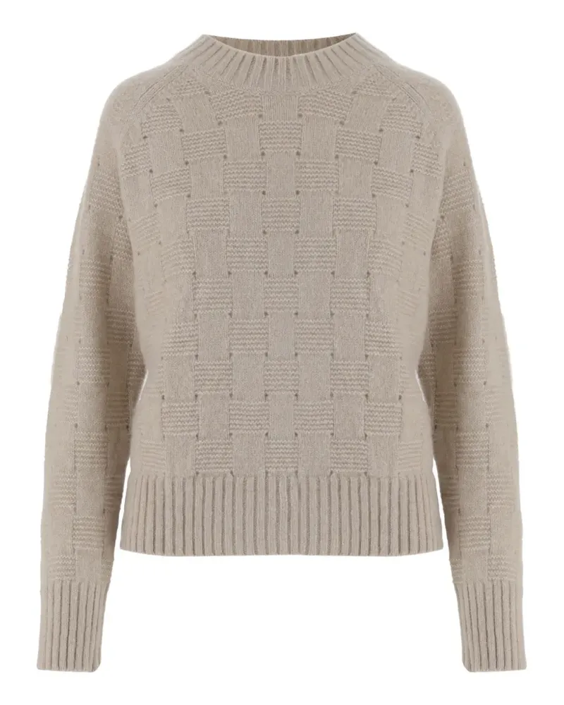 ALLUDE Pullover mit Rundhalsausschnitt - Nude Nude