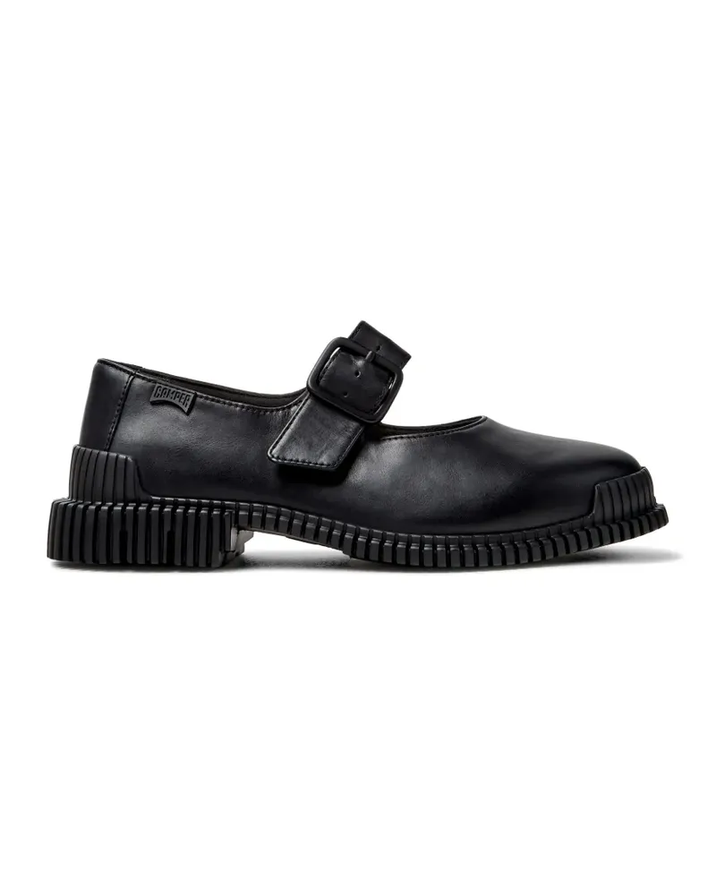 Camper Pix buckle-fastening leather ballet flats - Schwarz Schwarz