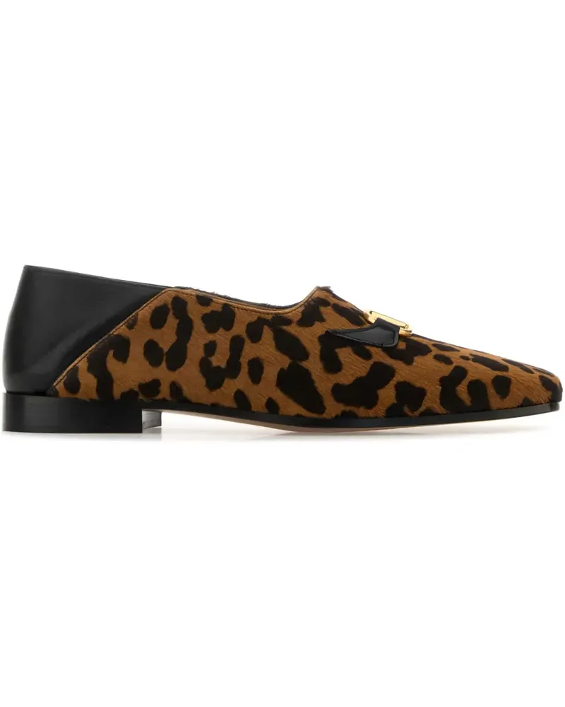 Valentino Garavani Loafer mit Animal-Print - Braun Braun