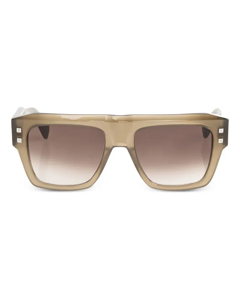 Balmain square-frame sunglasses - Braun Braun
