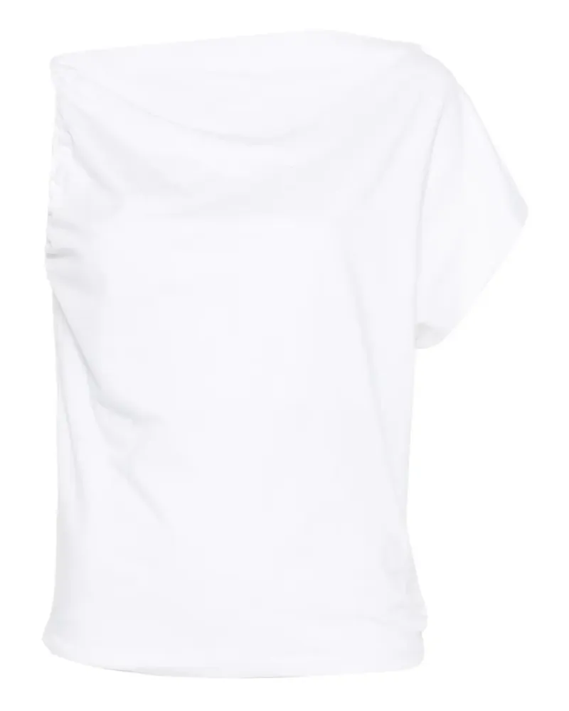 Alpha Studio shoulder-tie top - Weiß Weiß