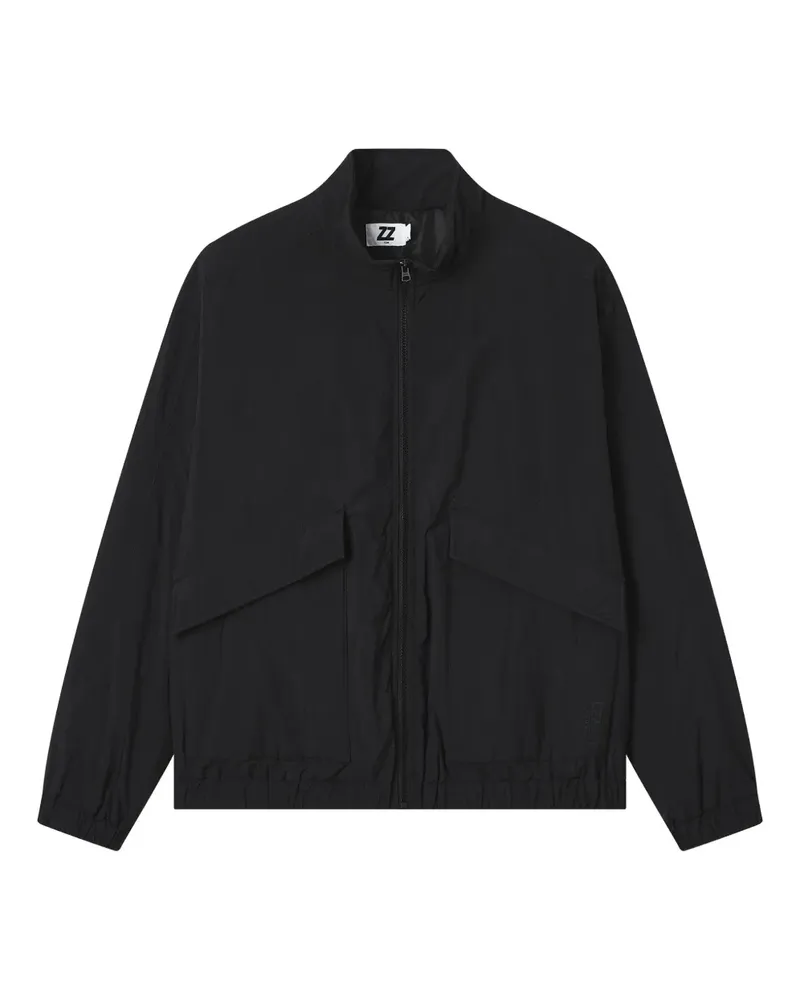Izzue Jacke mit vorstehendem Logo - Schwarz Schwarz
