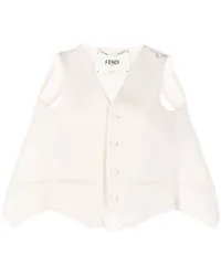 Fendi Cape mit Cut-Outs Rosa