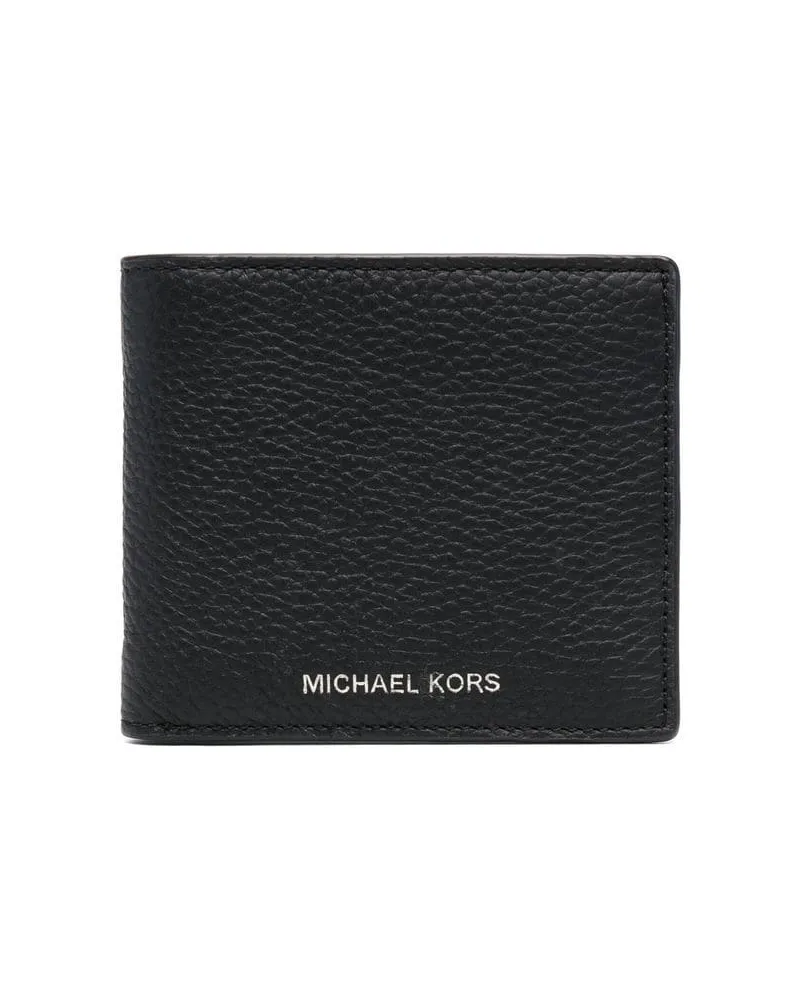 Michael Kors Portemonnaie aus strukturiertem Leder - Schwarz Schwarz