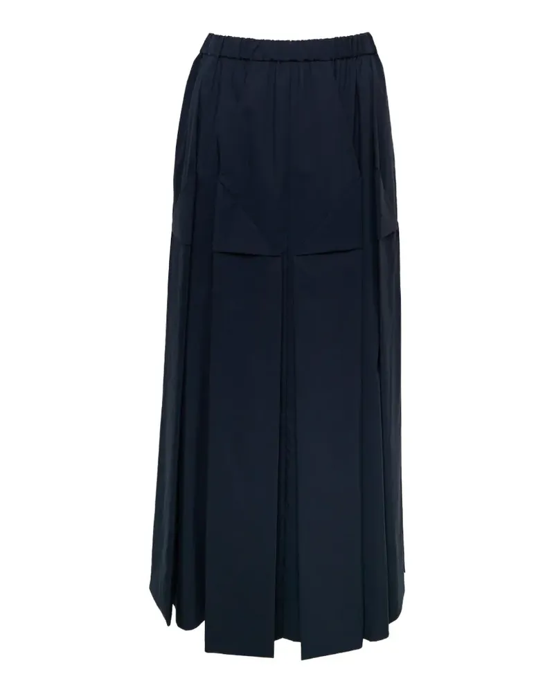 ENFÖLD Origami pleated skirt - Blau Blau