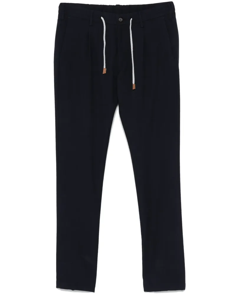 Eleventy Hose mit Kordelzug - Blau Blau