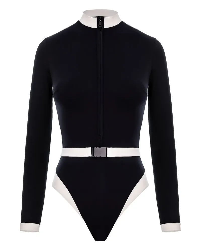 Noire Swimwear Elise Badeanzug - Schwarz Schwarz