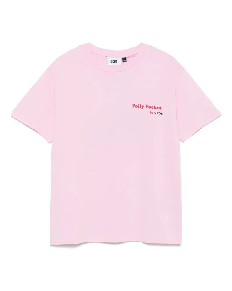 GCDS x Polly Pocket Pizza T-Shirt - Rosa Rosa