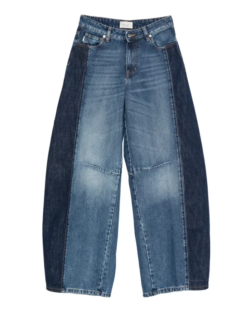 VICOLO Zweifarbige Jeans - Blau Blau