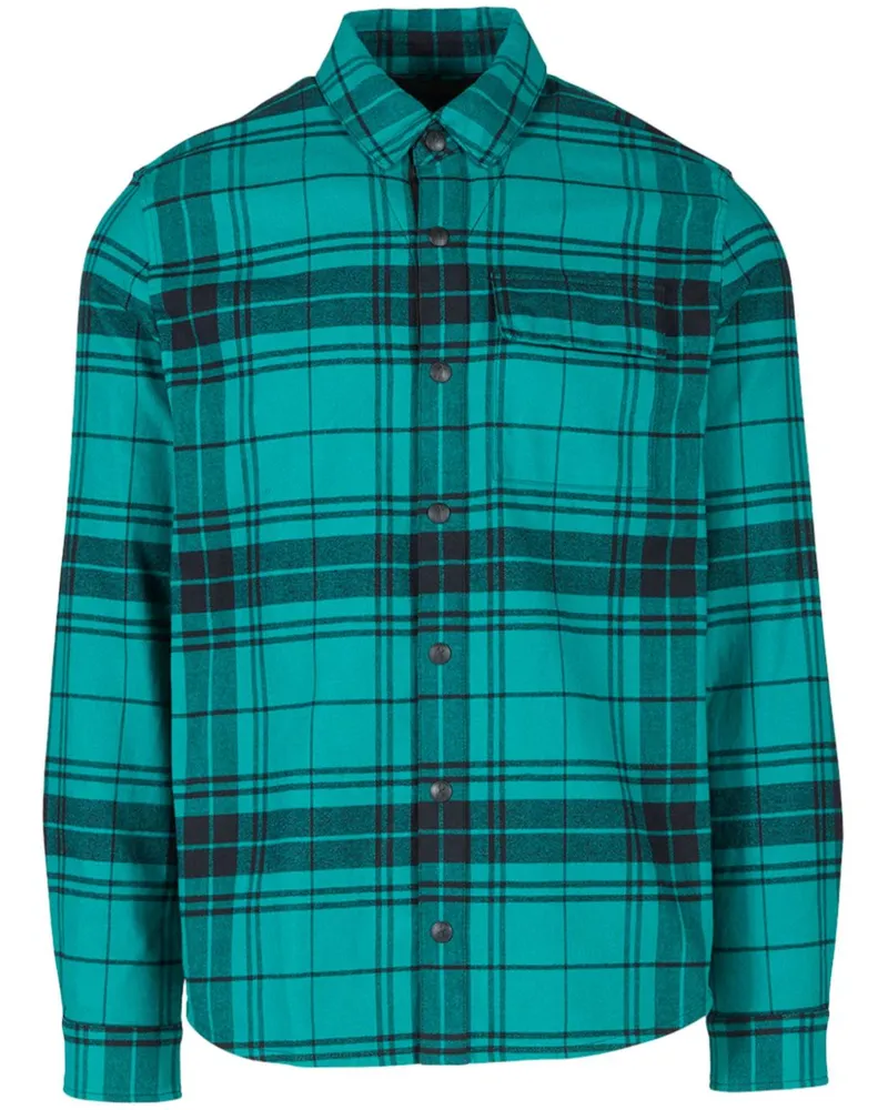 Aztech Mountain Kariertes Hemd - Blau Blau