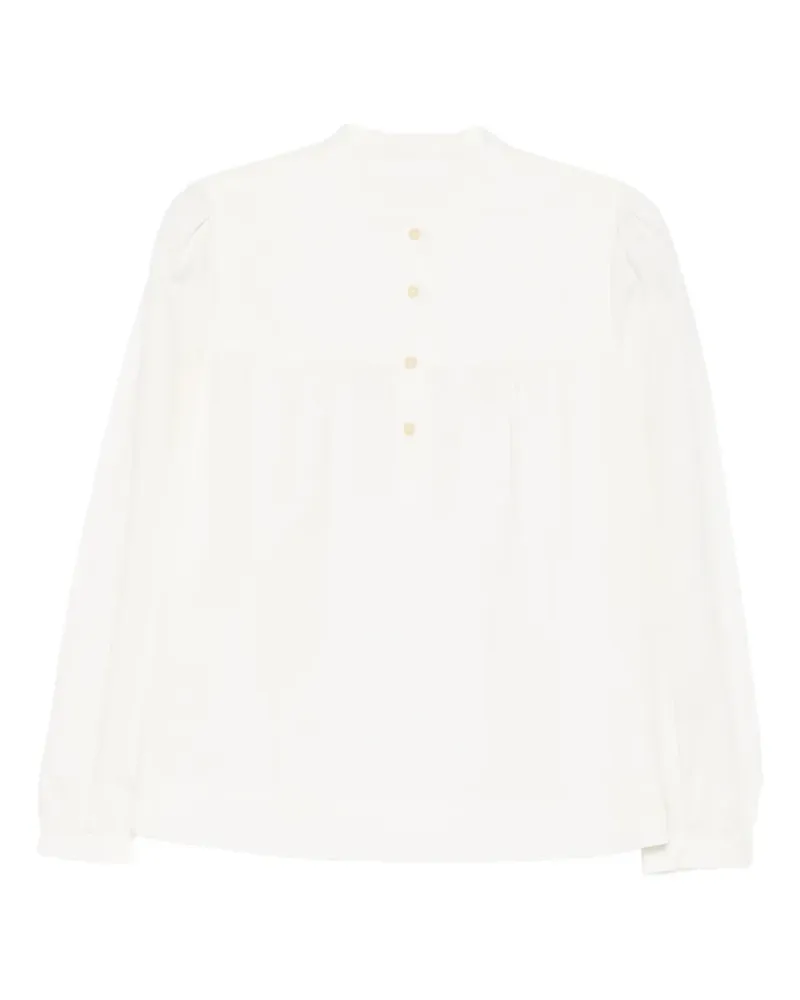 A.P.C. gathered-yoke blouse - Weiß Weiß