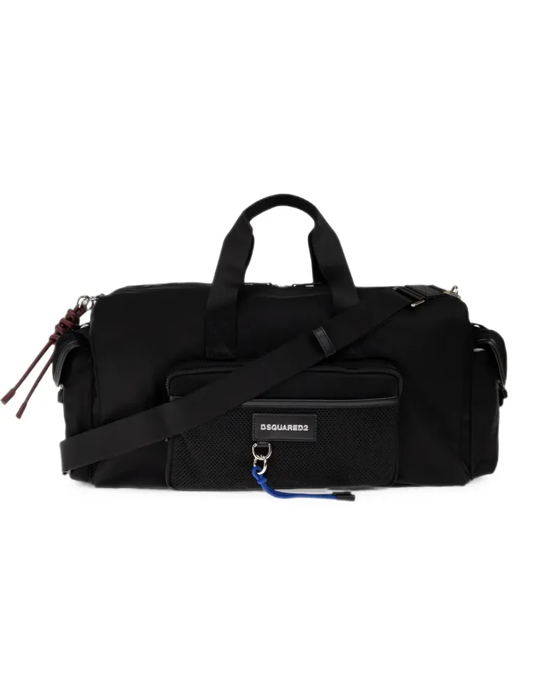 Dsquared2 logo-patch holdall - Schwarz Schwarz