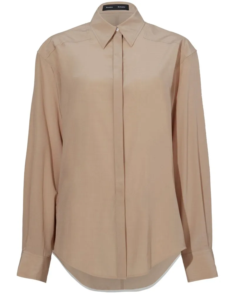 Proenza Schouler Demi Bluse - Nude Nude