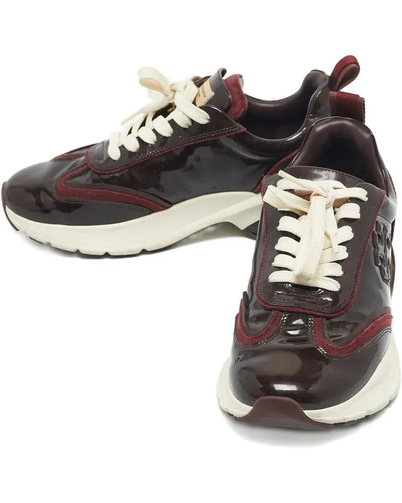 Tory Burch Sneakers aus Lackleder - Braun Braun