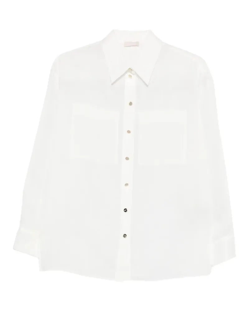 Liu Jo long-sleeve pocket shirt - Weiß Weiß