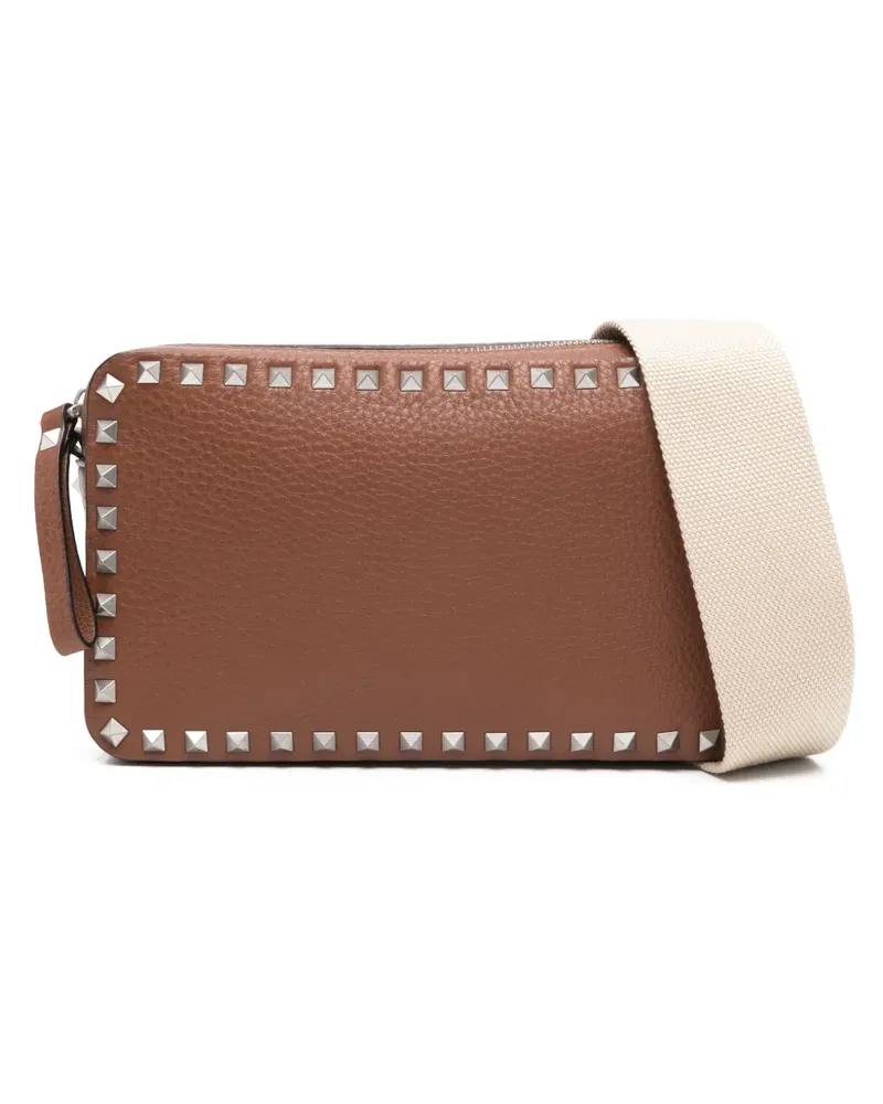 Valentino Garavani Rockstud' Umhängetasche - Braun Braun