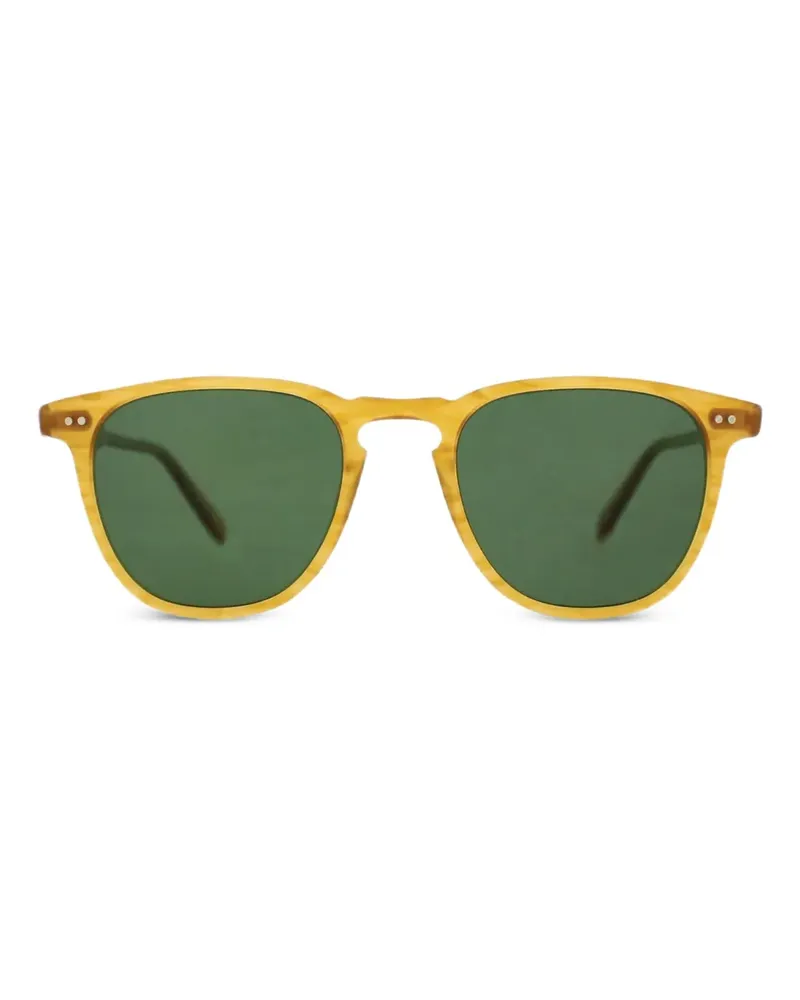 Garrett Leight Runde Brooks Sonnenbrille - Gelb Gelb
