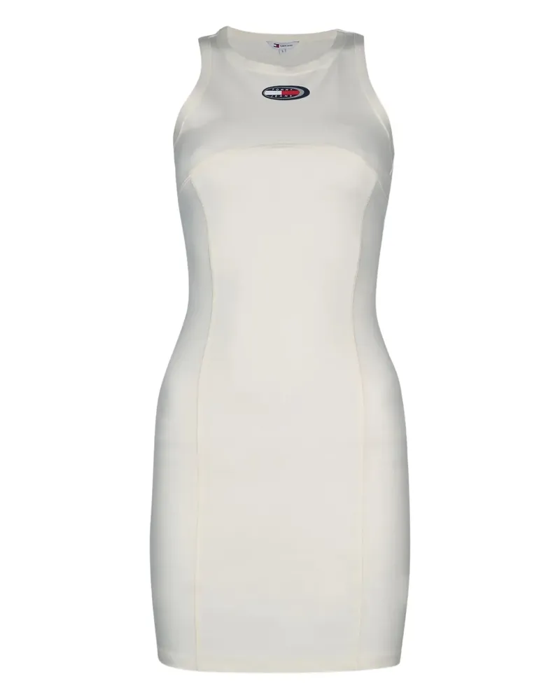 Tommy Hilfiger Abito Kleid mit Logo - Nude Nude