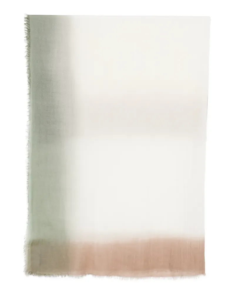 Faliero Sarti fringed scarf - Weiß Weiß